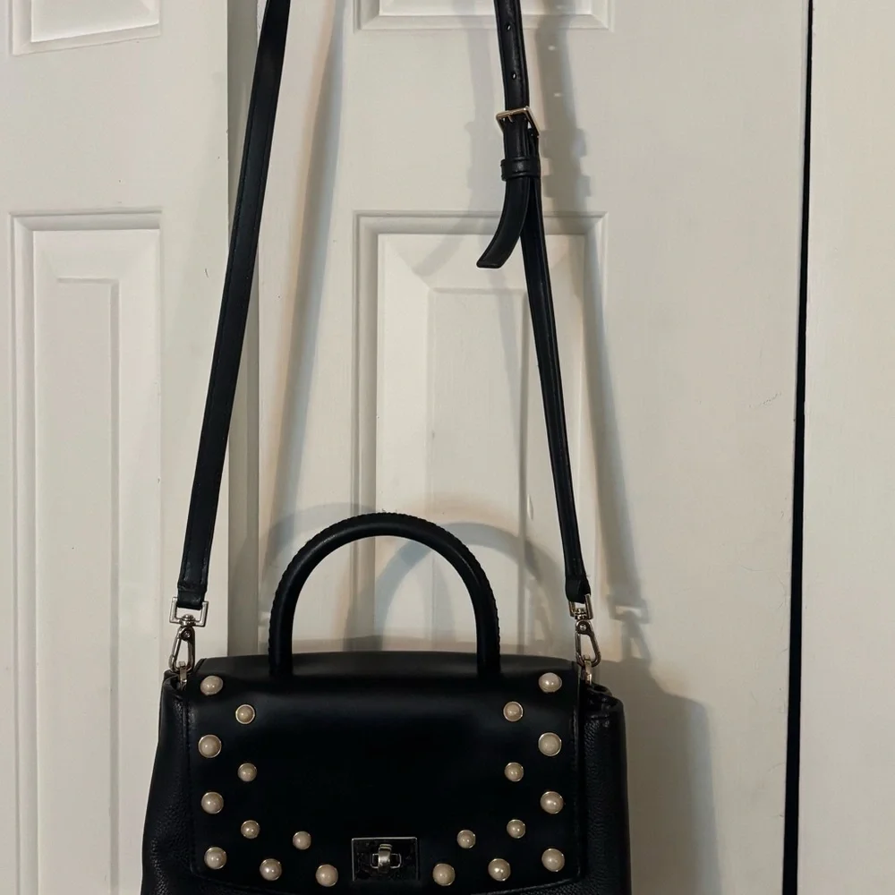 Kate Spade Black Studded Satchel - Picture 7 of 7